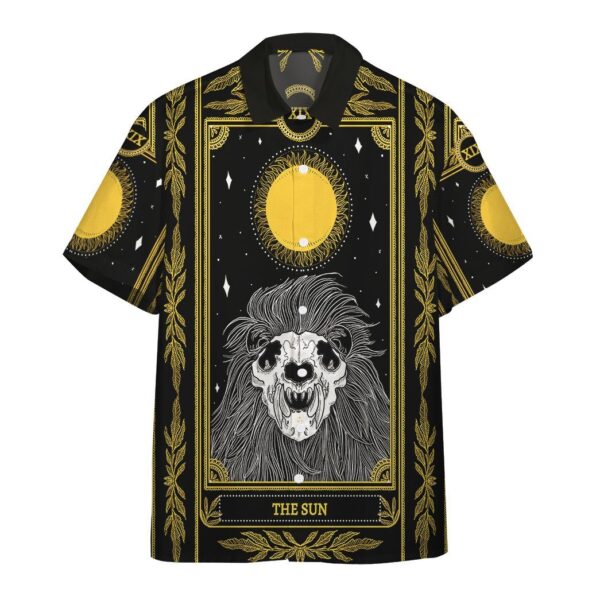 The Sun Marigold Tarot Custom Short Sleeve Shirt
