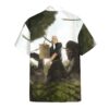 Thomas Jefferson Battling A Gorilla Custom Short Sleeve Shirt Wzpxo