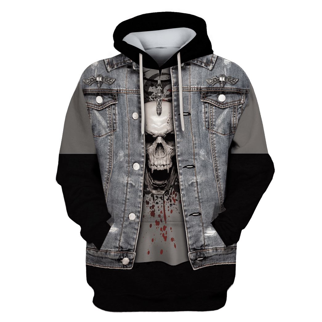 Thrash Metal Rock Man Custom T-Shirt Hoodie Apparel