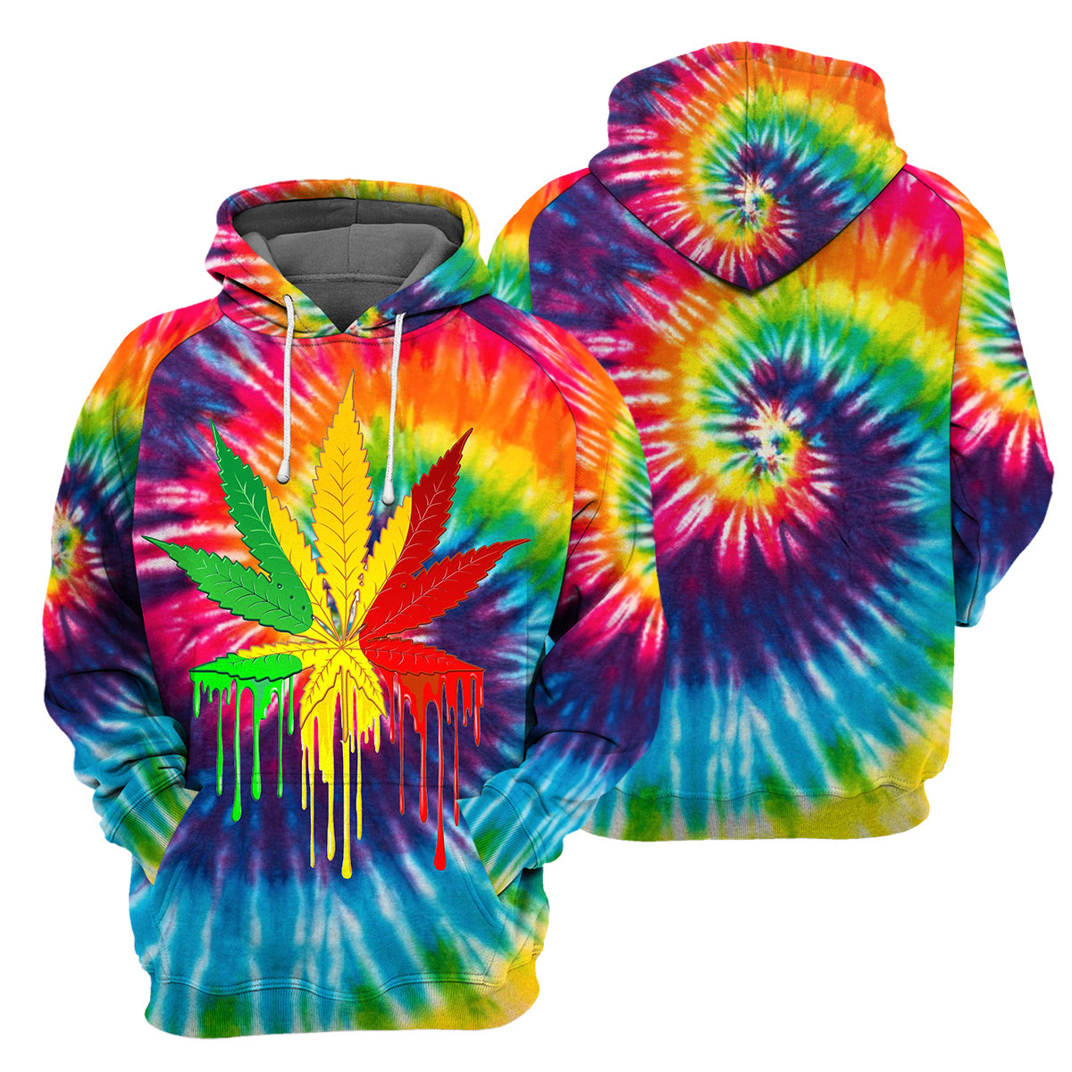 Tie Dye Unique All Over Print T-Shirt Hoodie Gift Ideas
