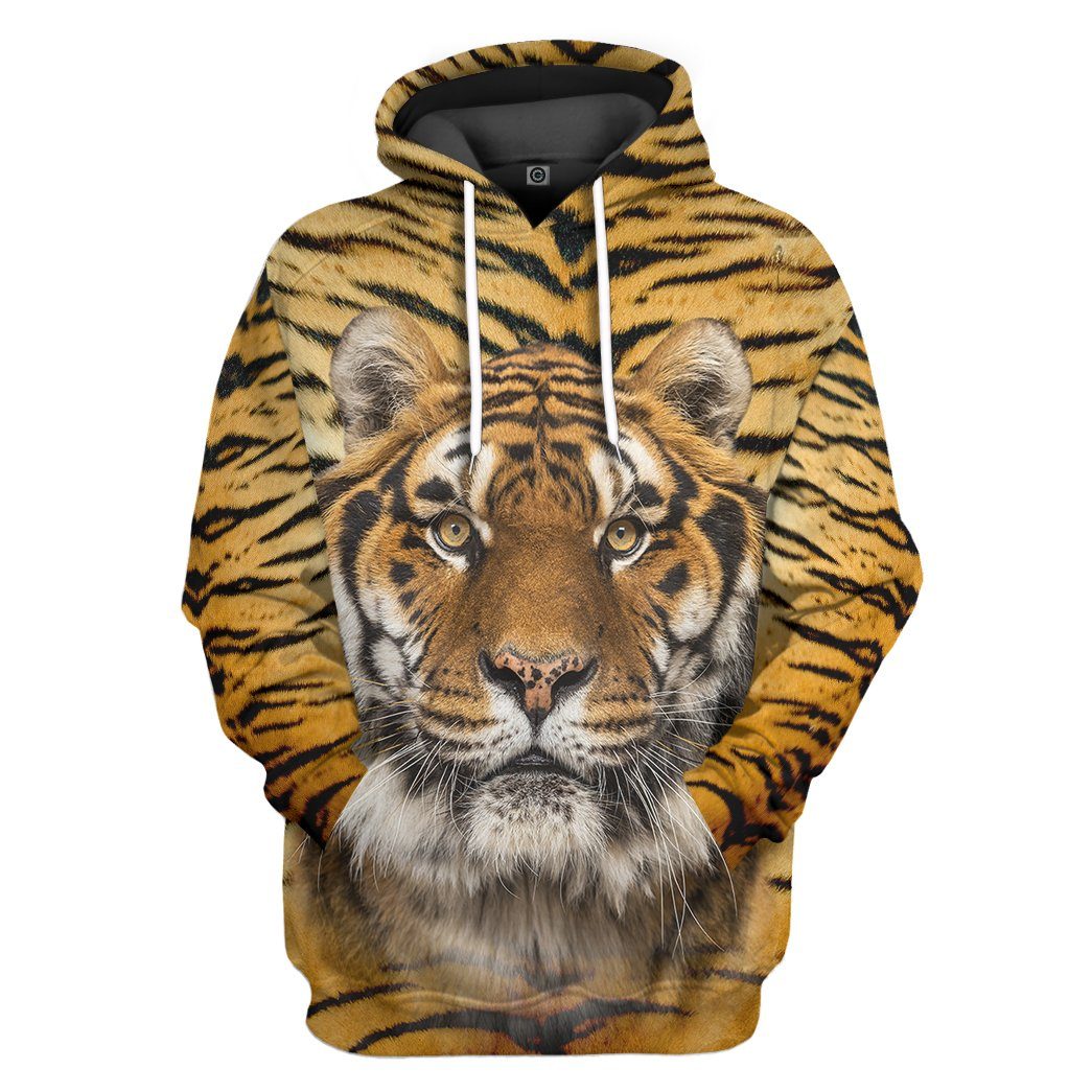 Tiger Front And Back Tshirt Hoodie Apparel