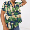 Tropical Golden Retrievers Hawaii Shirt Orxox