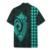 Turquoise Fish Hook Hawaii Shirt Emdpx