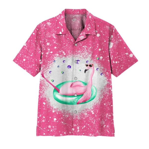 Twinkle Pink Flamingo Hawaii Shirt