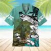 walleye fishing custom hawaiian shirt qapmq