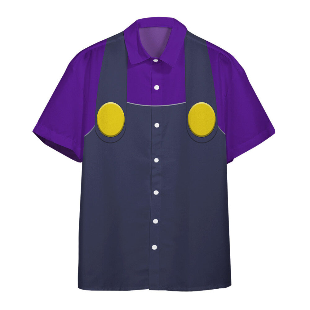 Waluigi Custom Short Sleeve Shirt