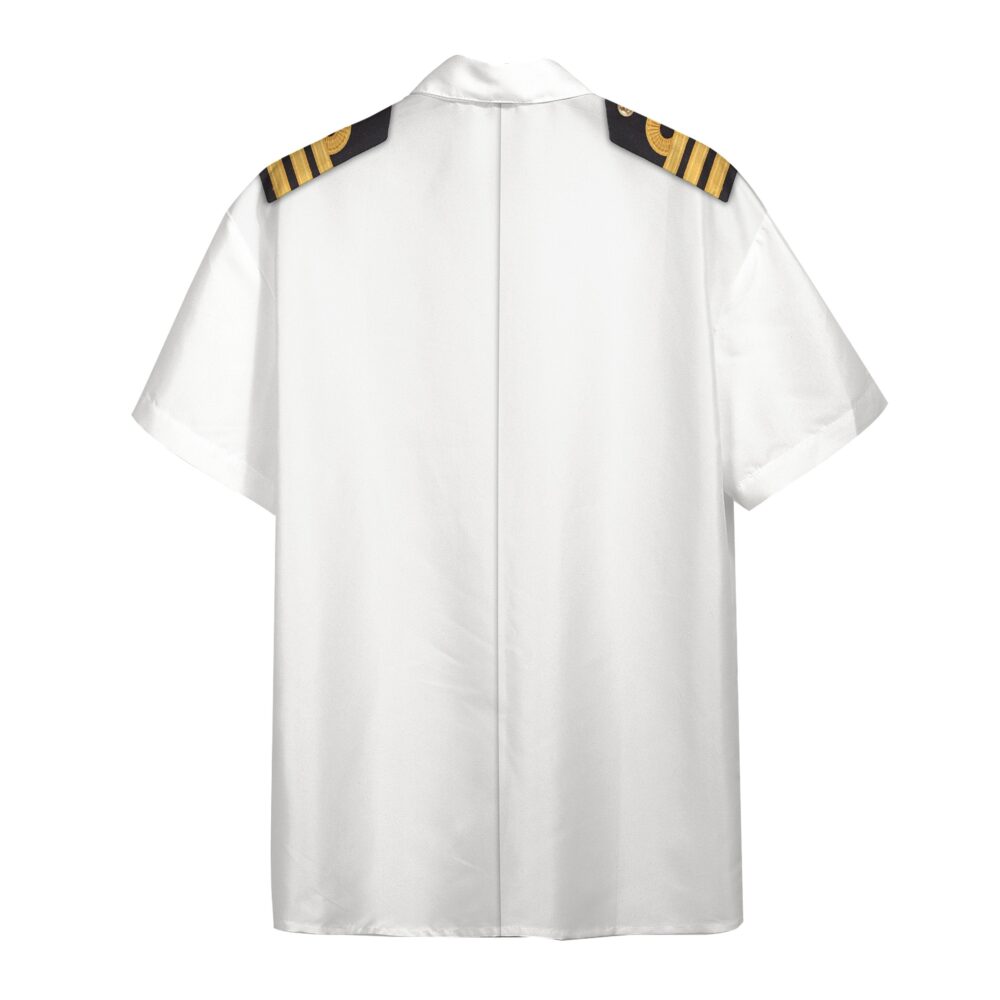 White Uniforms Of The Royal Navy Custom Short Sleeve Shirt