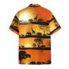 wild animals in sunset hawaii shirt xmffr
