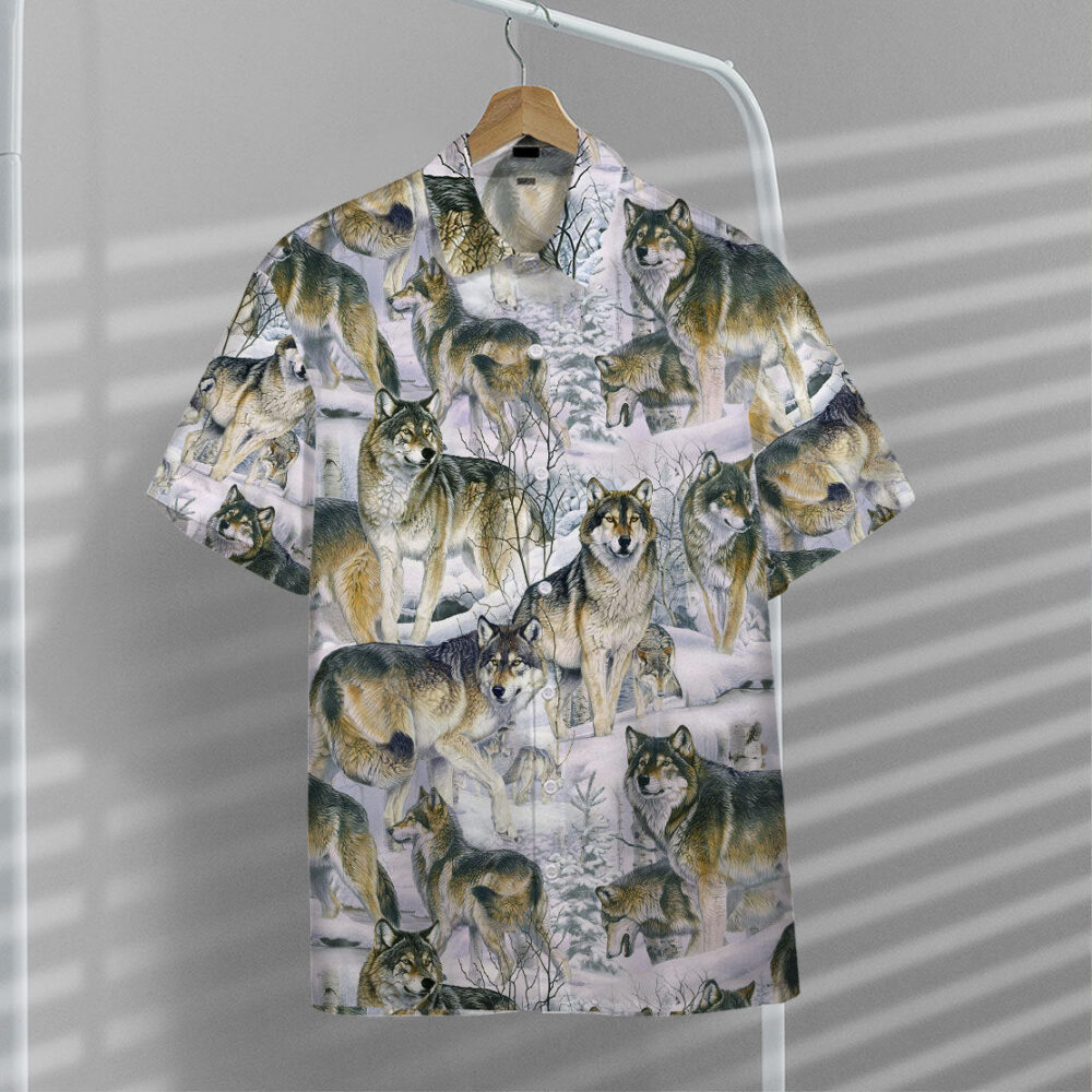 Wolf Custom Hawaii Shirt