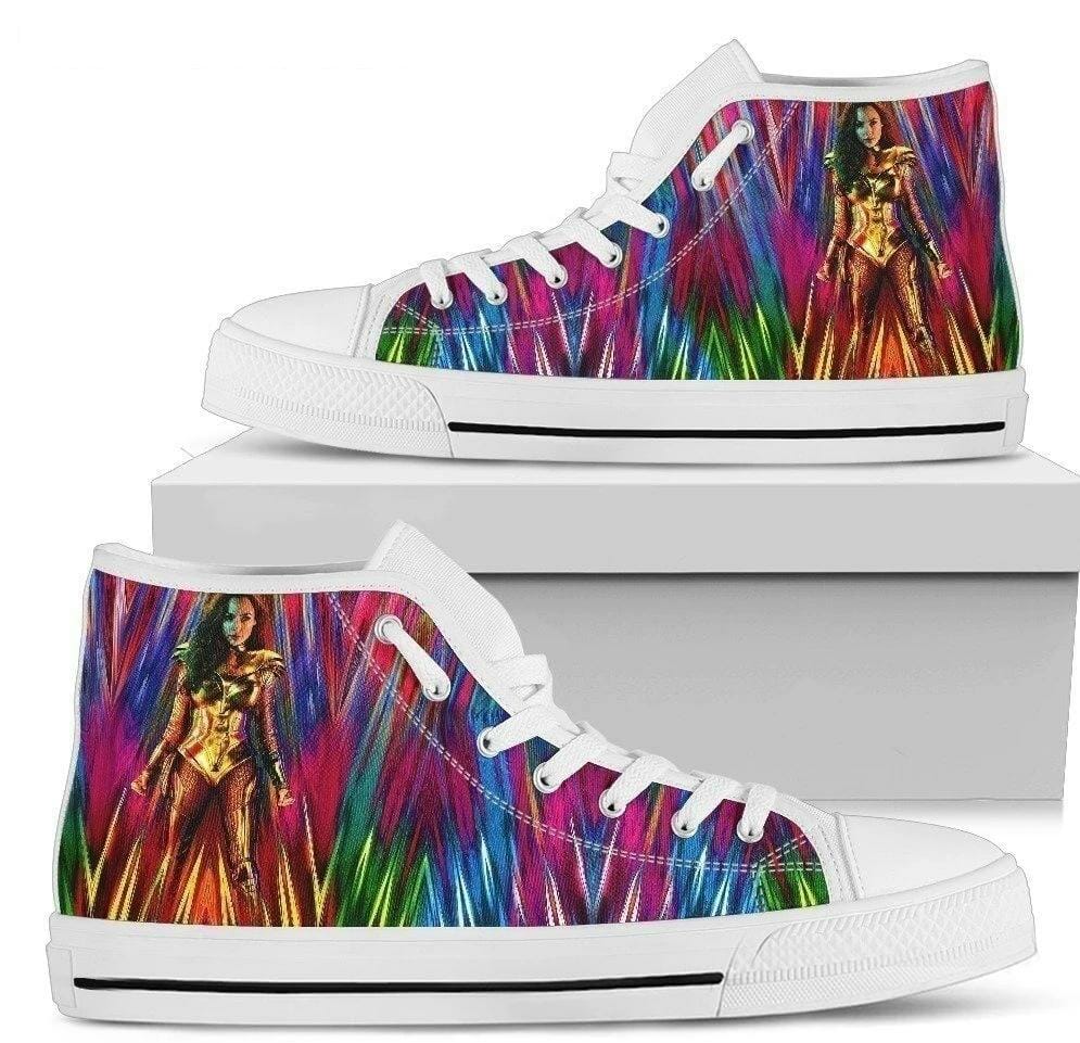 Wonder Woman High Top Shoes Sneakers Colorful