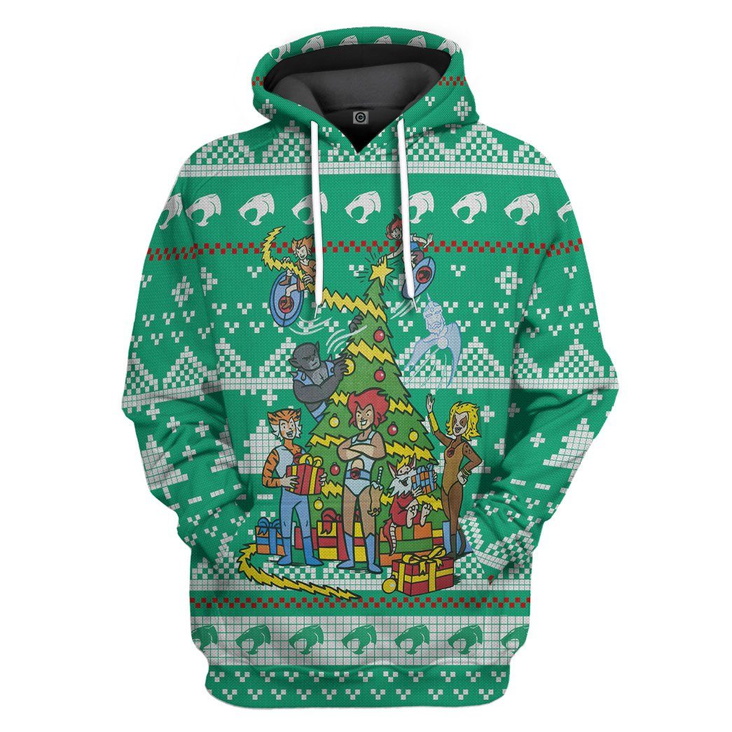 Xmas Thundercats Ugly Christmas Sweater All Over Print T-Shirt Hoodie Apparel