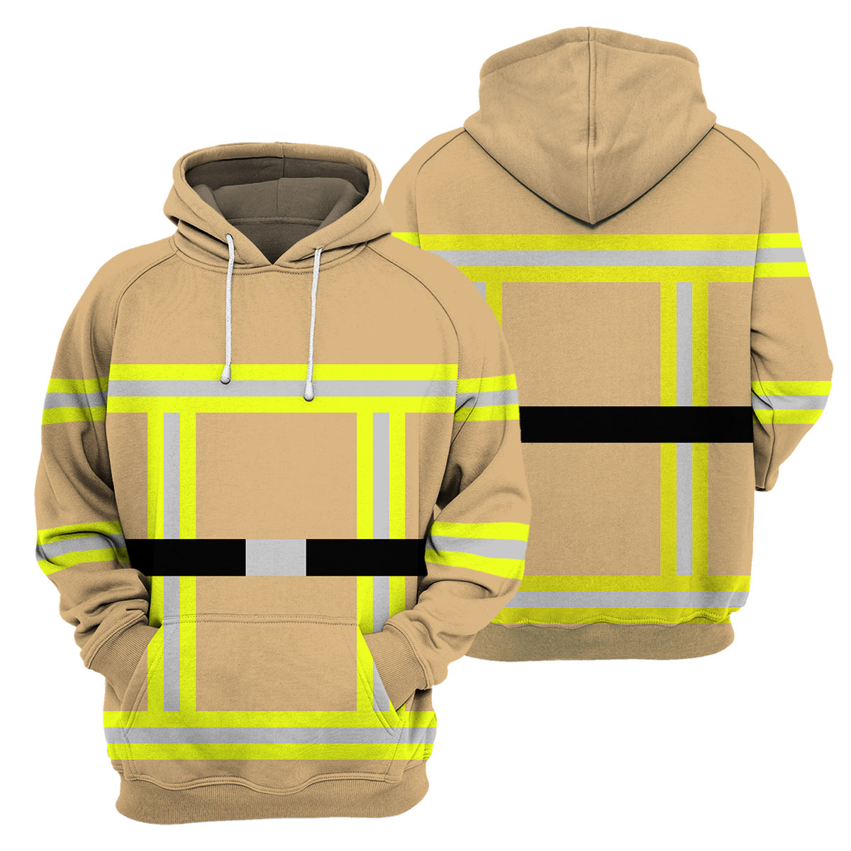 Yellow Firefighter Unique All Over Print T-Shirt Hoodie Gift Ideas