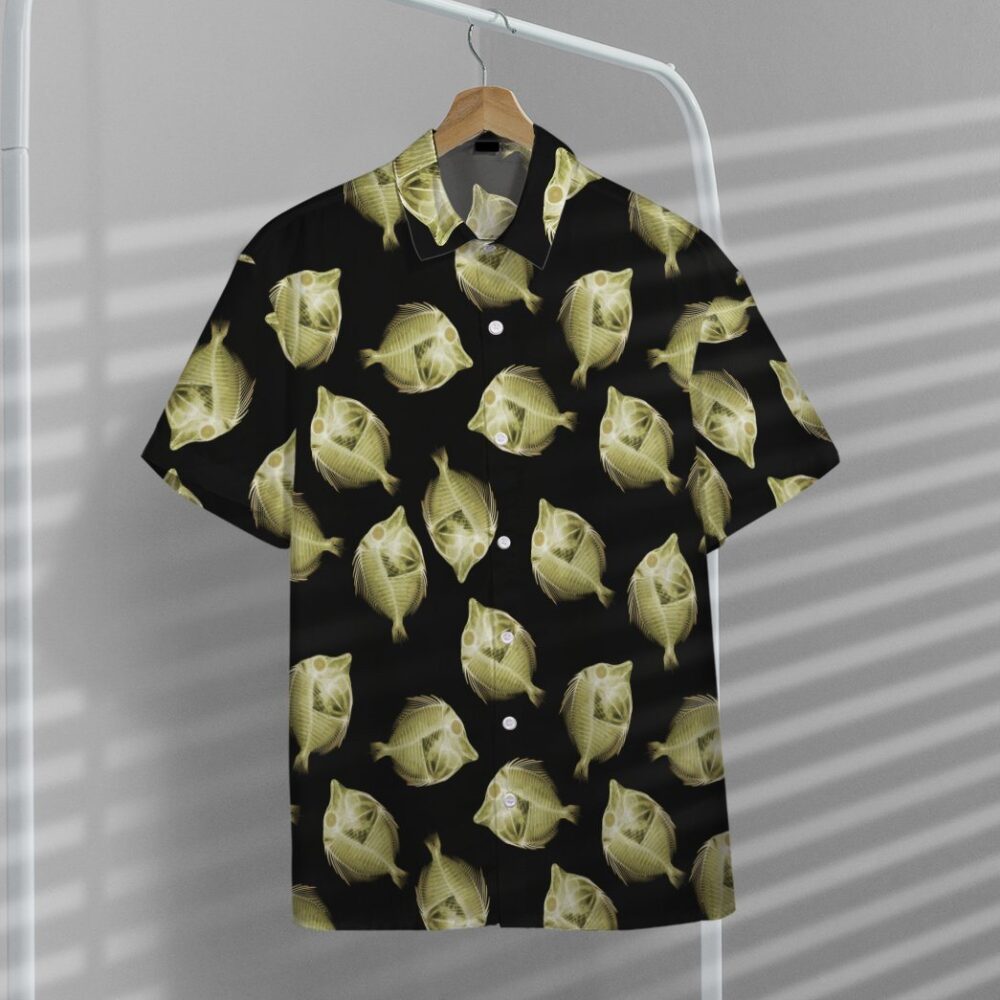 Yellow Tang Fish X Ray Custom Short Sleeve Shirt