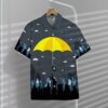 yellow umbrella hawaii shirt ptbvd