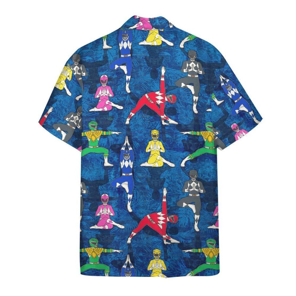 Yoga Mighty Morphin Power Ranger Hawaii Shirt