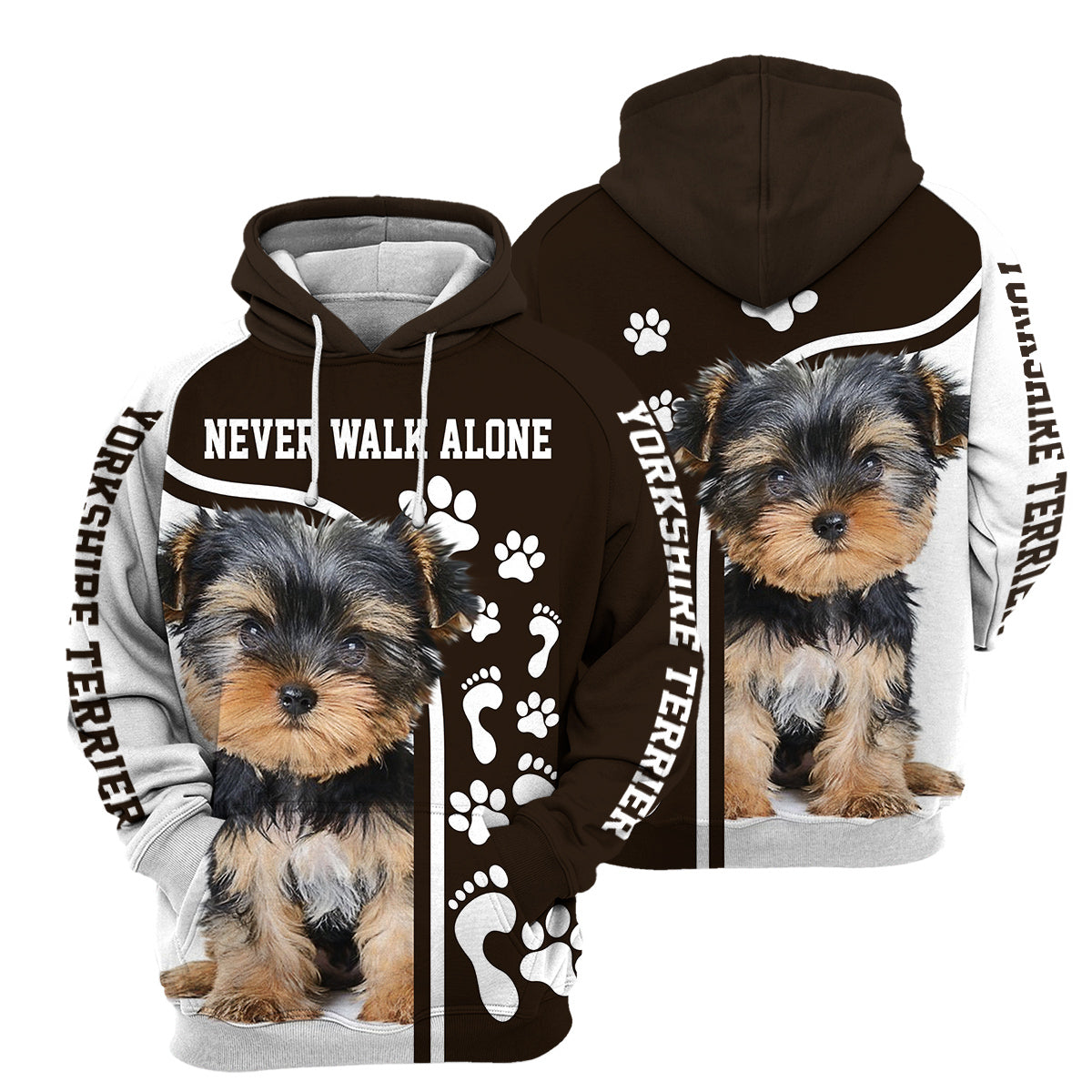 Yorkshire Terrier Unique All Over Print T-Shirt Hoodie Gift Ideas