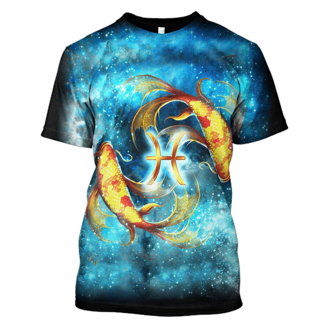 Zodiac Pisces Hoodie T-Shirt Apparel