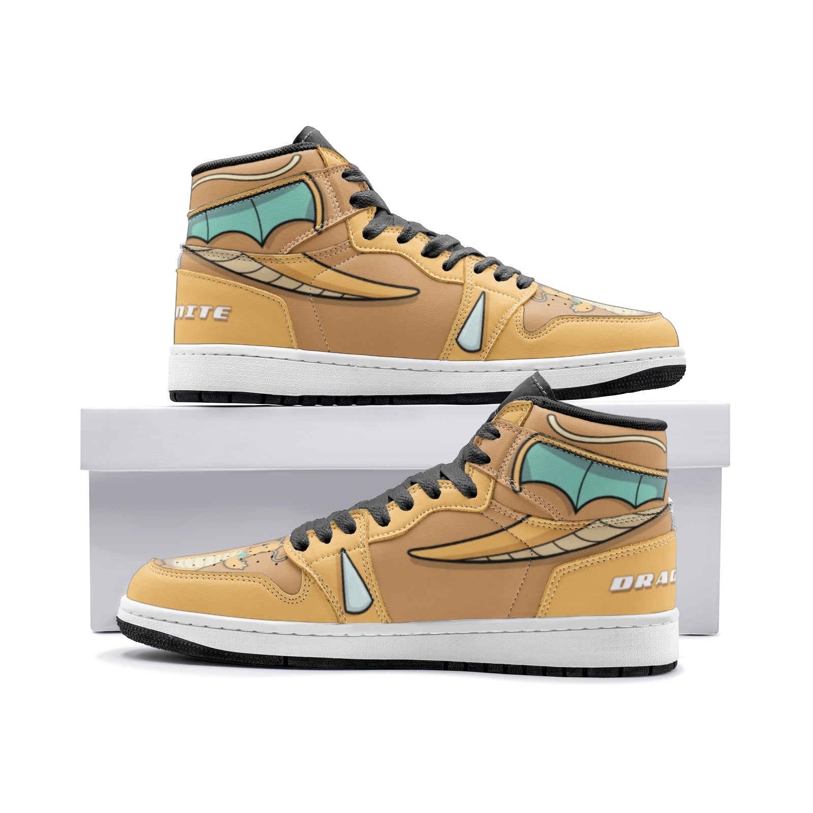 Dragonite Basketball Shoes – Pokémon Mid 1 Dragon Style