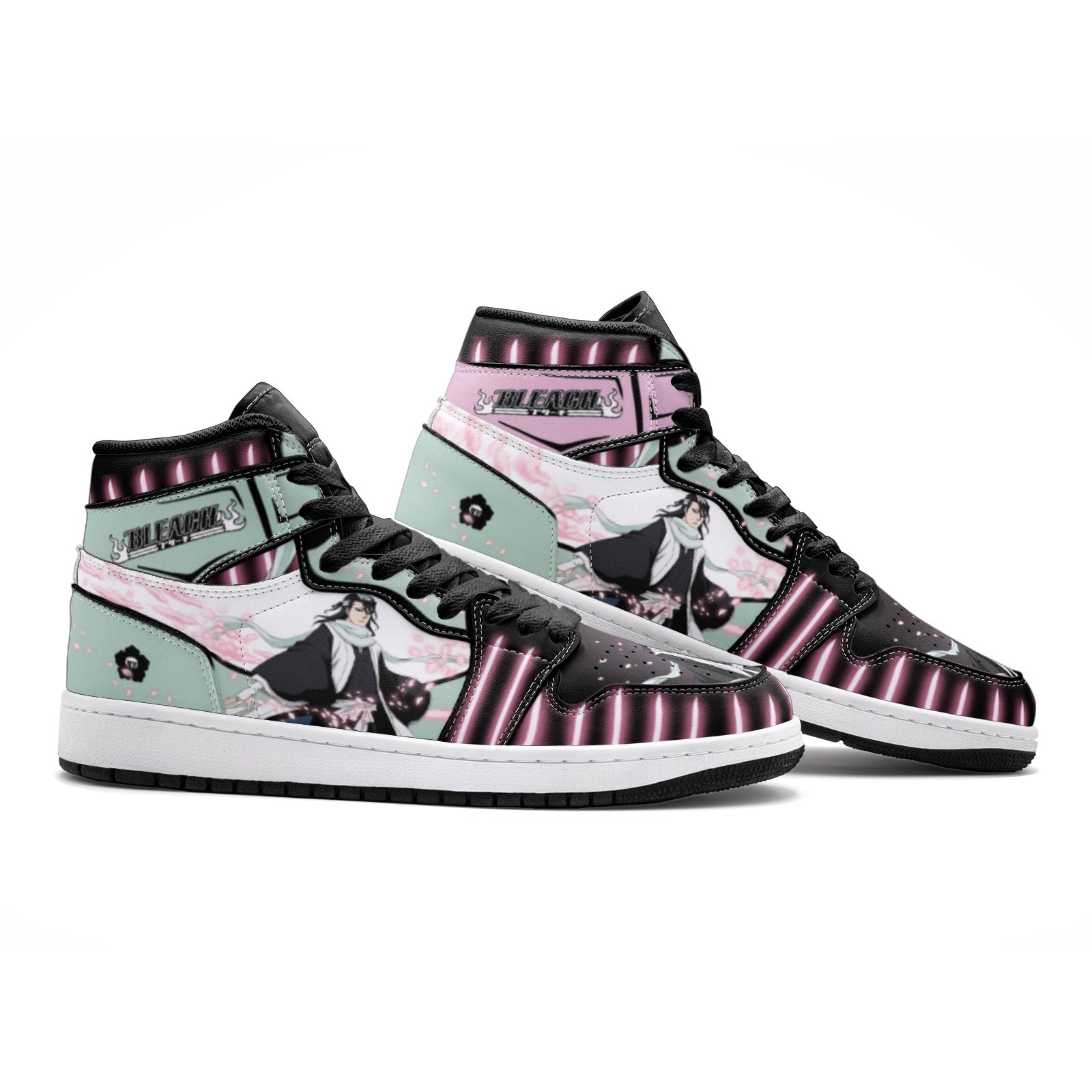 Kuchiki Byakuya Bleach Bankai Scatter Mid-Top Shoes