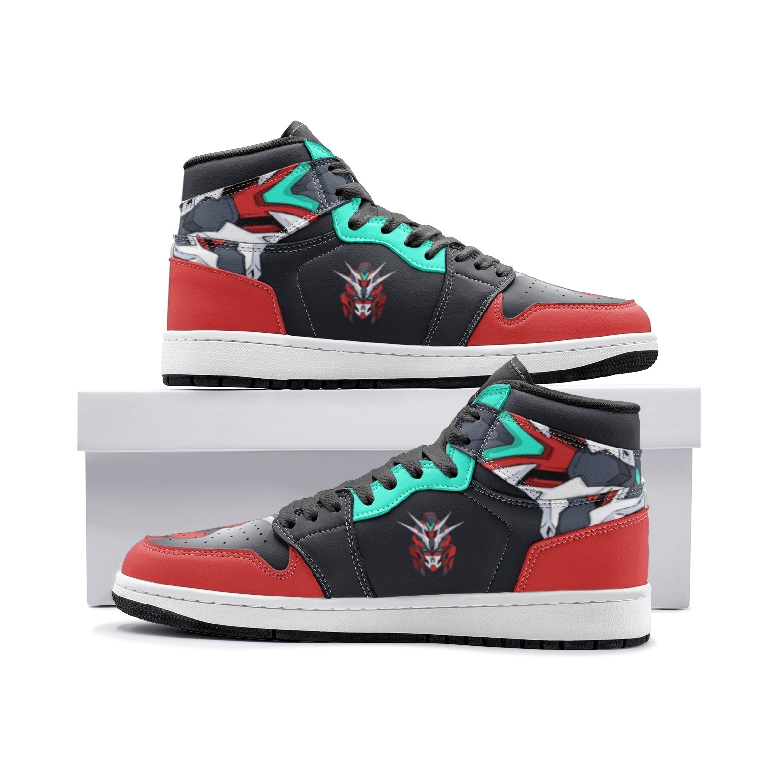 RX-93-V2 Gundam Basketball Shoes – Anime Mid-Top Sneakers