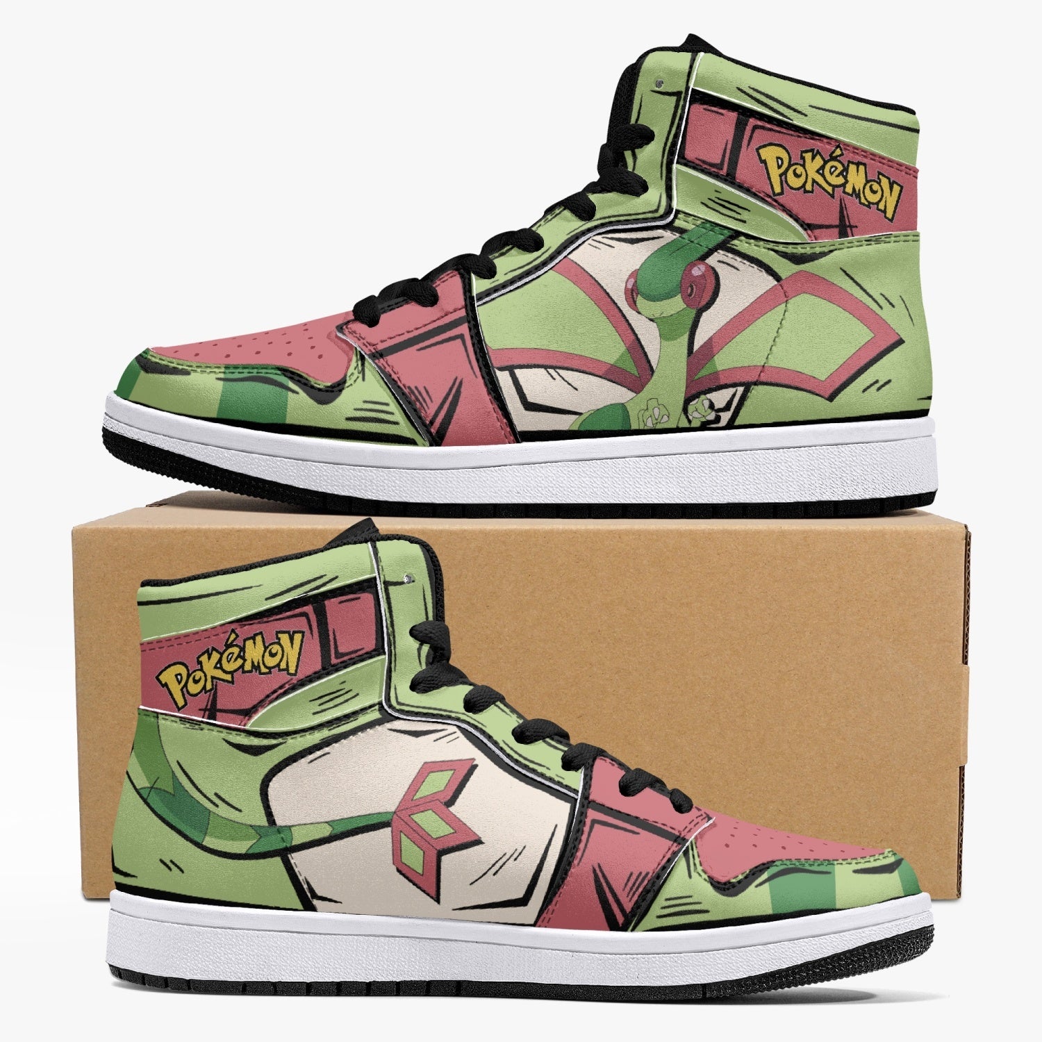 Flygon Pokemon V2 Mid 1 Basketball Shoes
