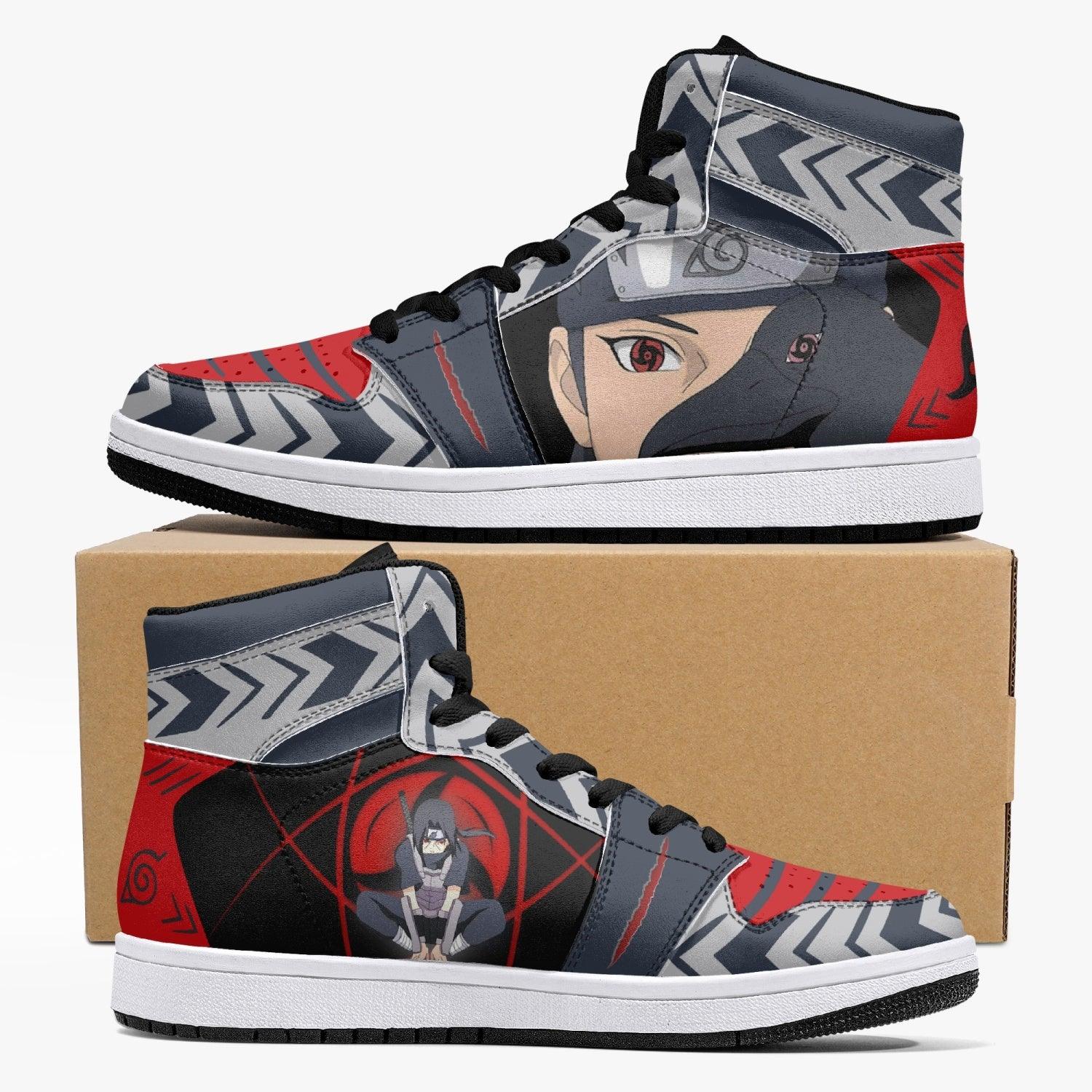 Itachi Uchiha Naruto Mid 1 Basketball Shoes